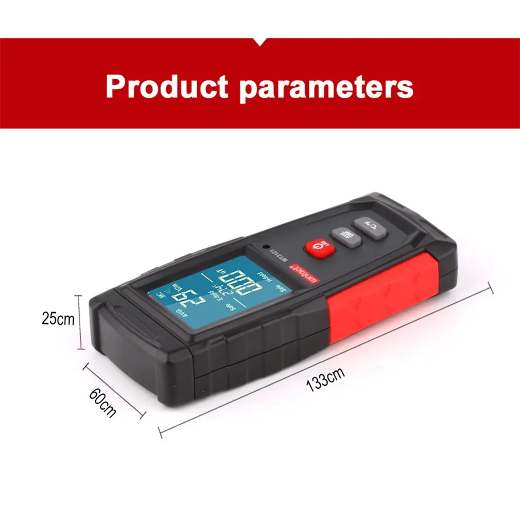 WT3121 Ручной цифровой ЖК-дисплей EMF измеритель электромагнитного излучения тестер электрического поля дозиметр магнитного поля детектор