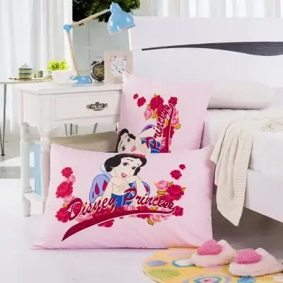 006 Наволочки из хлопка disney shams, 1 шт., наволочка для подушки с изображением принцесс Эльзы, Софии, Белоснежки, декоративная наволочка 48x74 см - Цвет: 006