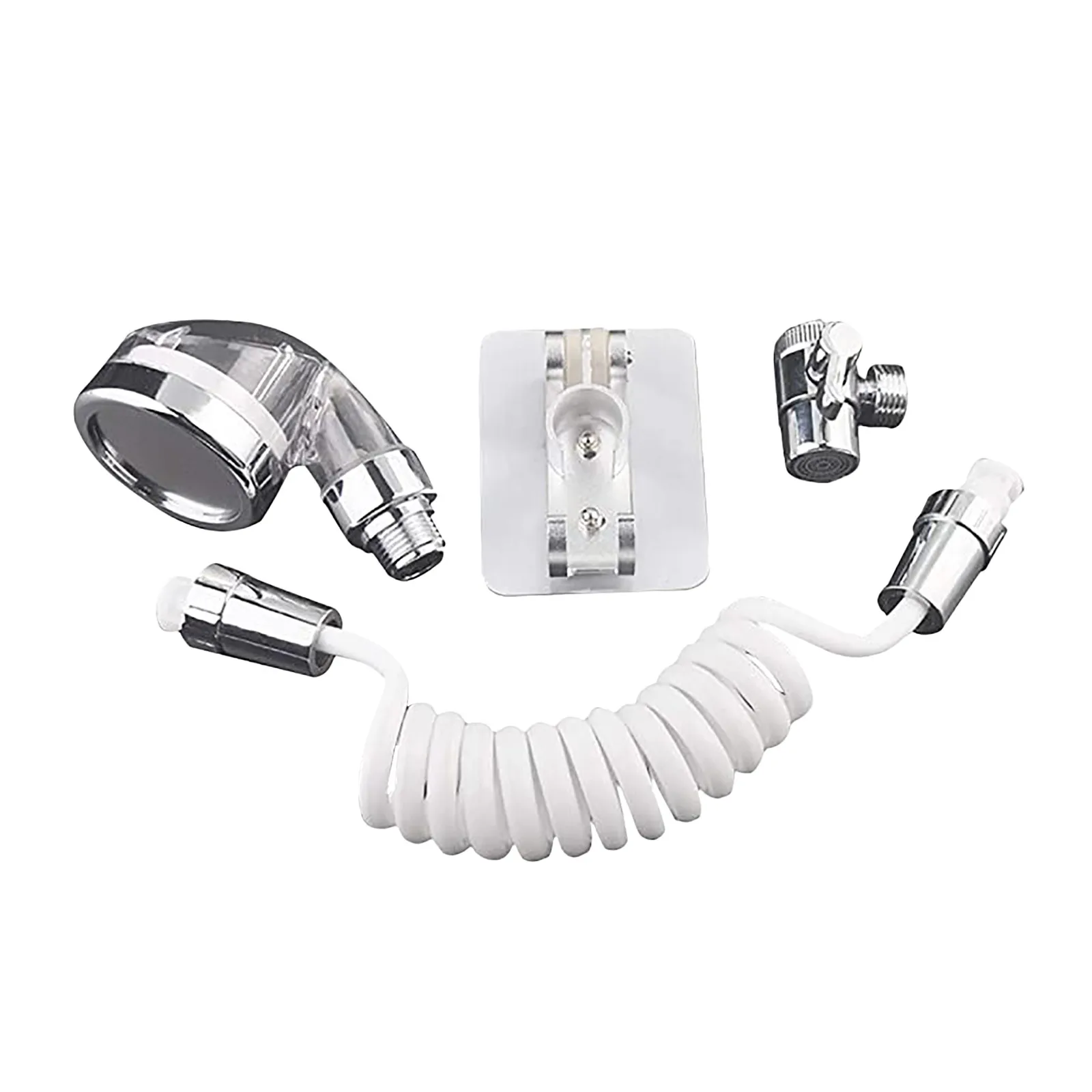 Bathroom Shower Head Faucet External Hand Shower Bidet Sprayer Faucet Filter Flexible Suit Wash Hair Kitchen Sink Tap Save Water