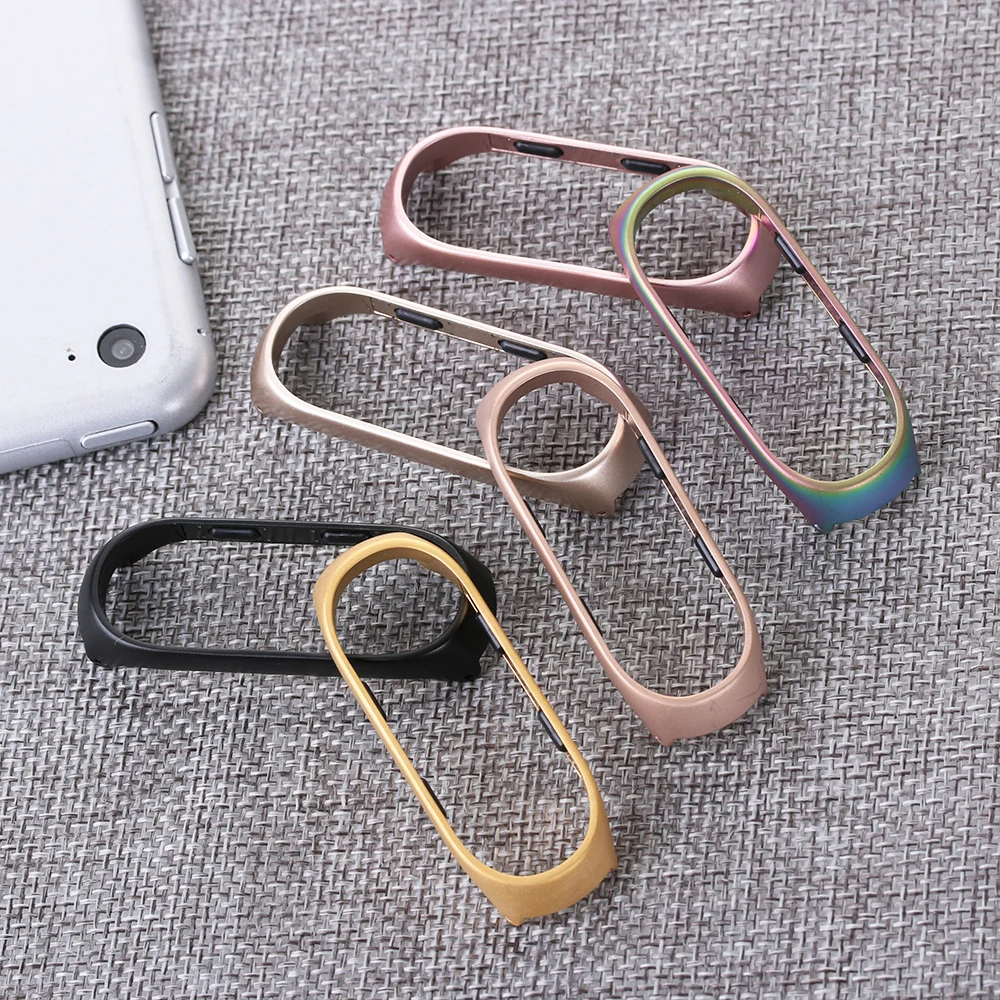 Металлическая защитная рамка аксессуары для часов чехол Xiaomi Mi Band 3 4 корпус из