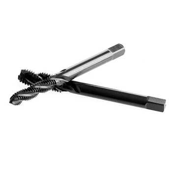 

5Pcs / Set 3-8 mm Nitrure Coated HSS Spiral Flute machine taraud Taps Drill N1HF