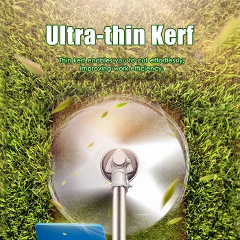 

6" 150mm 24 Lawn Mower Circular Metal Round Cutter Electric Weeder Accessory for Garden Agriculture Use compatible 21V