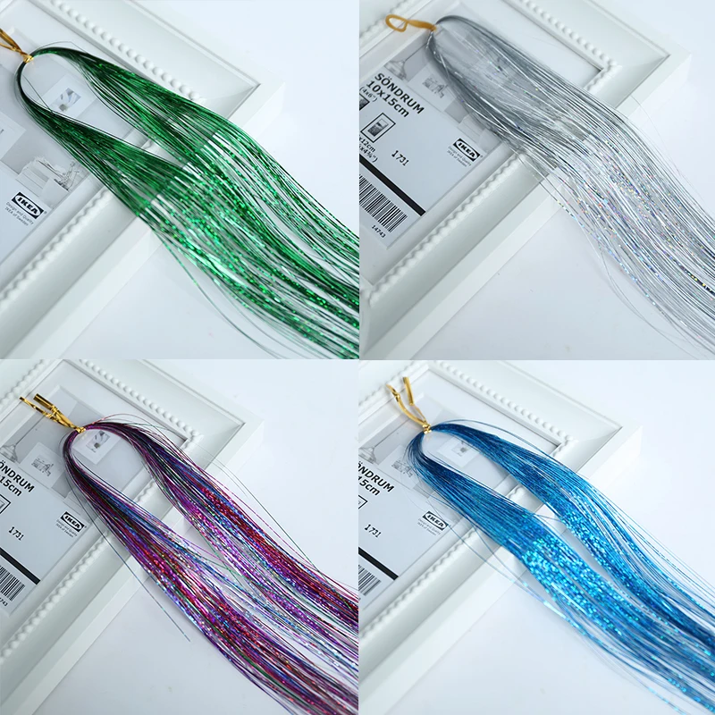 YYOUFU модные плетеные волосы, золотая нить, вискоза, цветная веревка, сделай сам, аксессуары для волос для детей и женщин