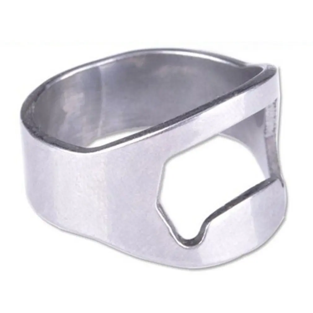 Multi Function Beer Bottle Opener Ring Versatile Stainless Steel Finger