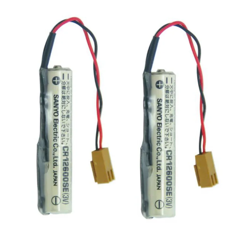 2 шт. оригинальный FUJI FDK Sanyo CR12600SE(3 В) CR12600SE CR12600 CR2NP 3 в 1600 мАч лазерный FANUC PLC