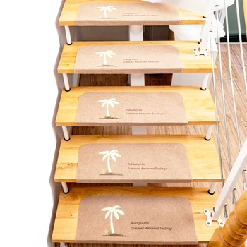 

5pcs Stair Tread Reusable Warm Indoor Luminous Mat Safety Anti Slip Home Decoration Floor Tape Carpet Self Adhesive Staircase