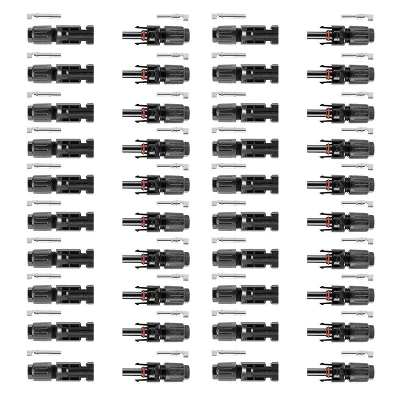 

22PCS MC4 Solar Panel Cable Connectors 22 Pairs MC4 Male/Female