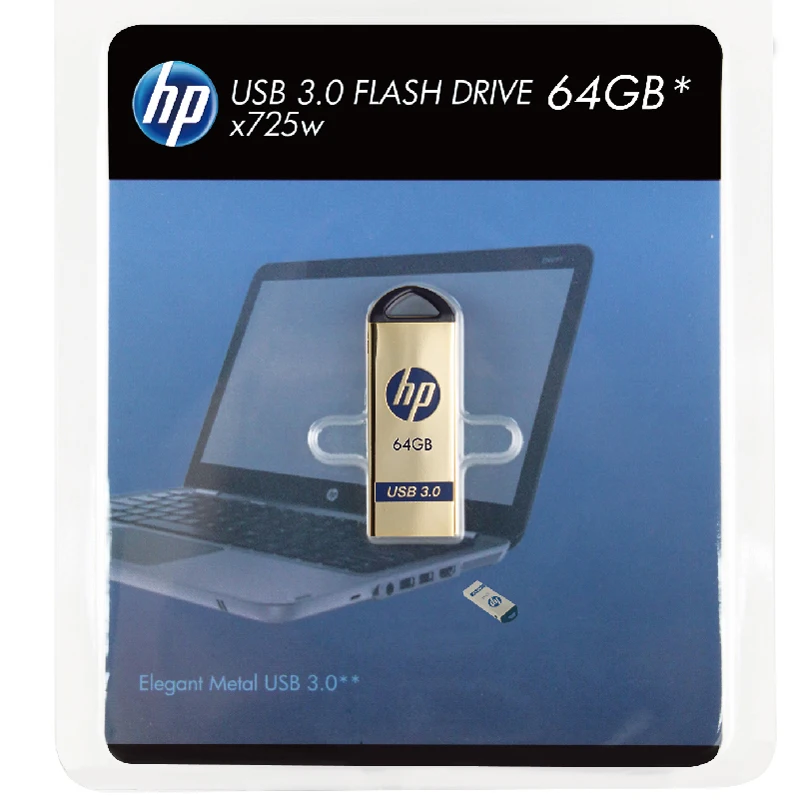 Hp USB 3,0 USB флэш-накопитель 8 ГБ 16 ГБ 32 ГБ 64 Гб Флешка флеш-накопитель металлический бизнес U диск