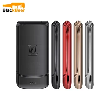 Ulcool V99スーパーミニ携帯電話超薄型カードメタルボディのbluetooth 2.0アンチロストMP3デュアルsimカードバックアップ学生携帯電話