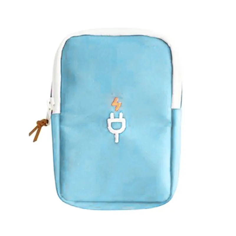Портативный дорожный гаджет сумка для хранения данных кабель питания цифровая сумка-Органайзер для дома аксессуары для путешествий - Цвет: blue