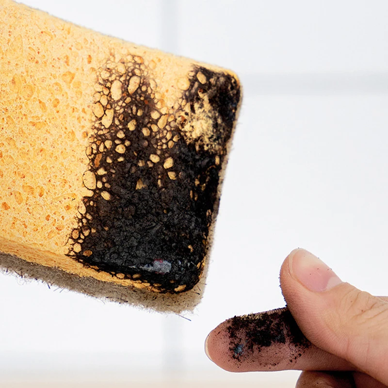 Esponja ecológica Natural respetuosa con el medio ambiente para lavar la cocina artículos pequeños utensilios de limpieza del hogar lavavajillas 7 Venta de cadena de bolas online Esponja ecológica Natural respetuosa con el medio ambiente para lavar la cocina artículos pequeños utensilios de limpieza del hogar lavavajillas - Imagen 5