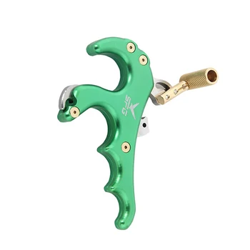 

Handle Archery Release Aid Protective Outdoor Sporting 4 Finger Grip Thumb