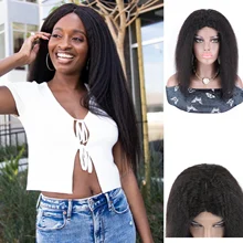 Aliexpress - Curly Lace Front Human Hair Wigs Kinky Straight Lace Wig Human Hair Virgin Hair TOOCCI 4X4 Lace Closure For Afican Black Women