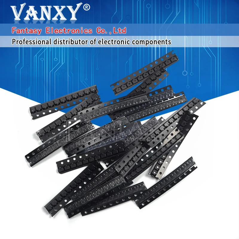 Transistors kit SOT-23 2N2222 TL431 S8050 S8550 2N3906 MMBTA42 MMBTA92 MMBT5401 210pcs