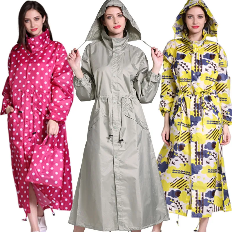 

Large Size Long Raincoat Women Men Rain Poncho Cover Impermeable Capa de Chuva Rain Coat with Hood Outdoor Tour Raincoat Jacket