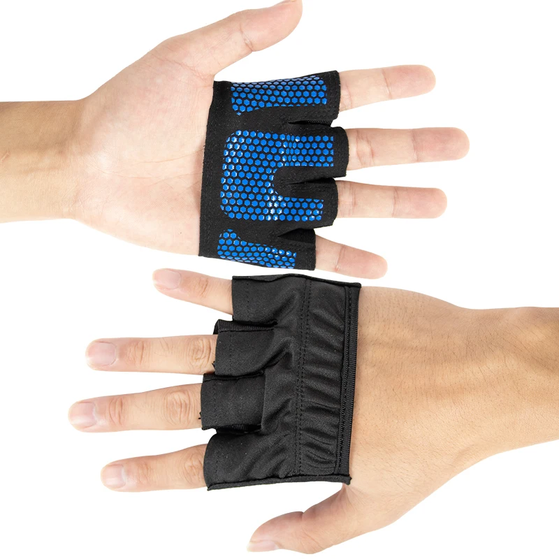 Gym Fitness Half Finger Gloves Workout Weight Lifting Barehand