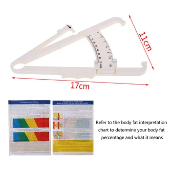 

1 Pc Keep Health Tester Body Fat Monitor Sebum Meter Folder Personal Body Fat Caliper Skin Analyzer Measure Charts Fitness Slim