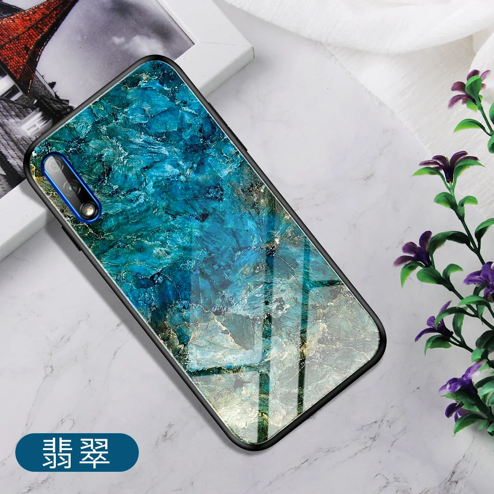 Для huawei Nova 5 5i Honor 9X 9X Pro Honor 20 чехол из закаленного стекла с принтом перьев для huawei P30 P30 Pro mate 20 20X20 Pro