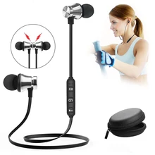 Магнитные Bluetooth беспроводные стерео наушники Спортивная гарнитура для iPhone X 7 8 samsung S8 Xiaomi huawei водонепроницаемые наушники с микрофоном