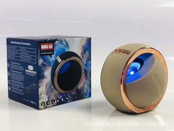 

2020 new MMS-33 wireless bluetooth speaker fashion subwoofer colorful lights audio
