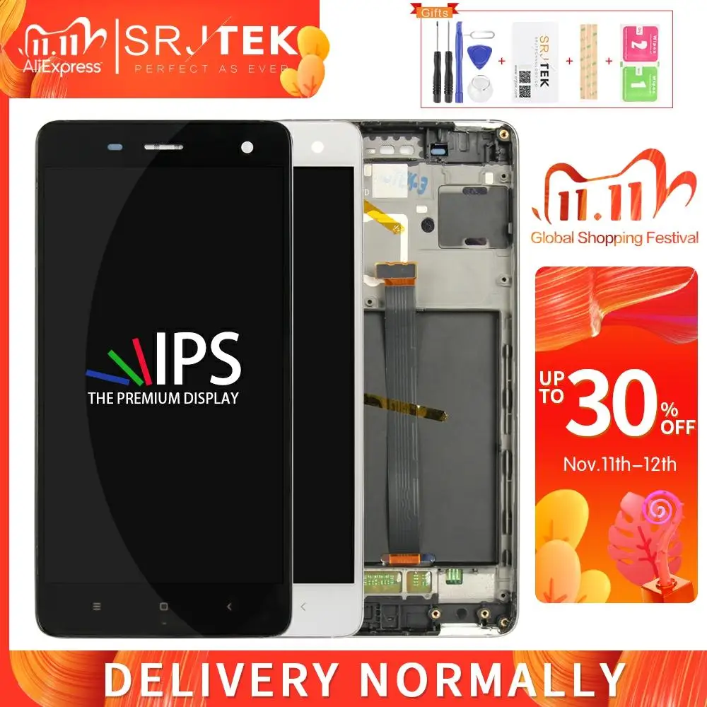 ЖК-дисплей для XiaoMi Mi 4S матричный сенсорный экран Mi4S цифровой преобразователь