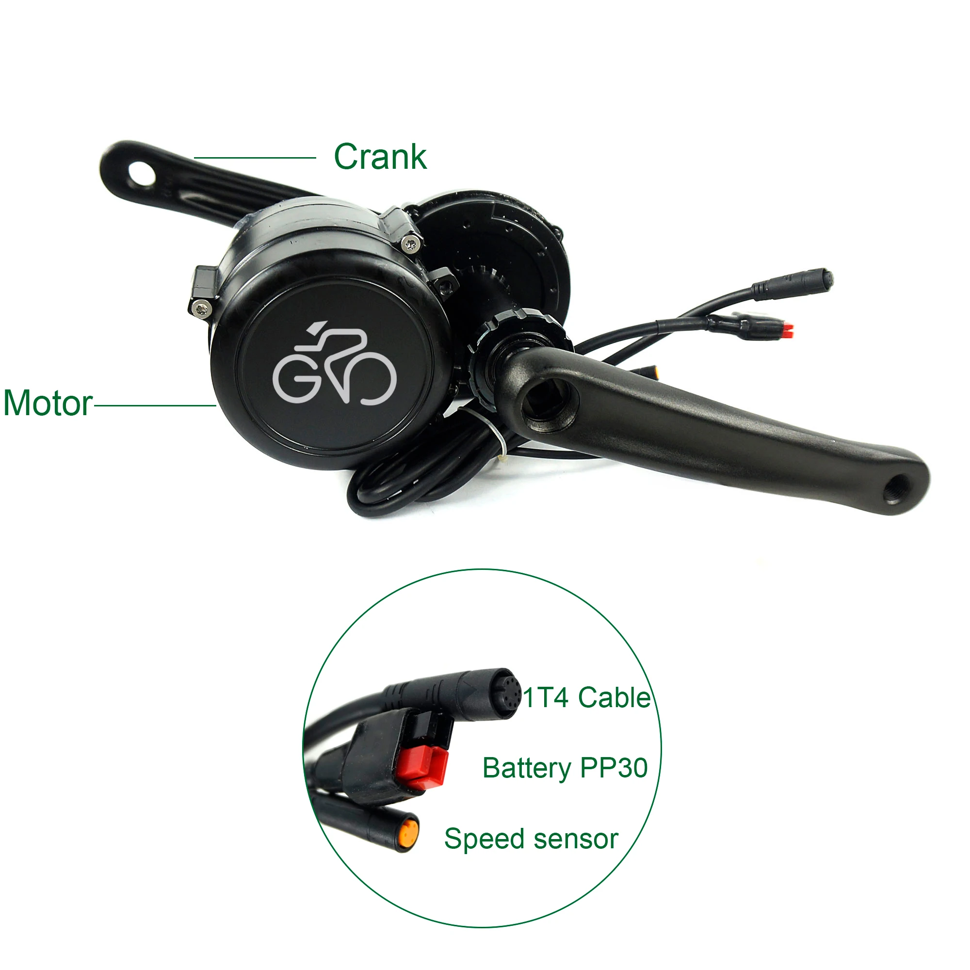 Perfect okfeet GP Midmotor Torque  Sensor Controller Integrated Powerful 36V 48V500W Electric Bicycle ConvertionKit 10