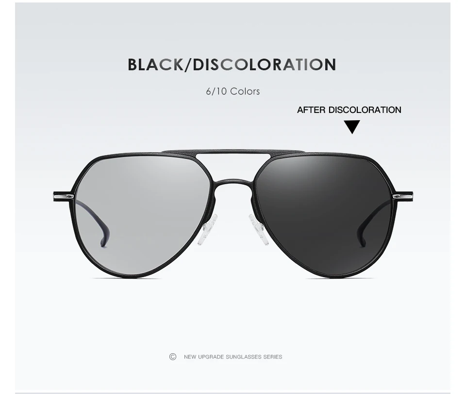 Одежда высшего качества Алюминий HD фотохромными, солнцезащитные очки, поляризационные, Для мужчин Для женщин дневной и ночной режимы очки для зрения вождения очки фотохромные очки gafas de sol
