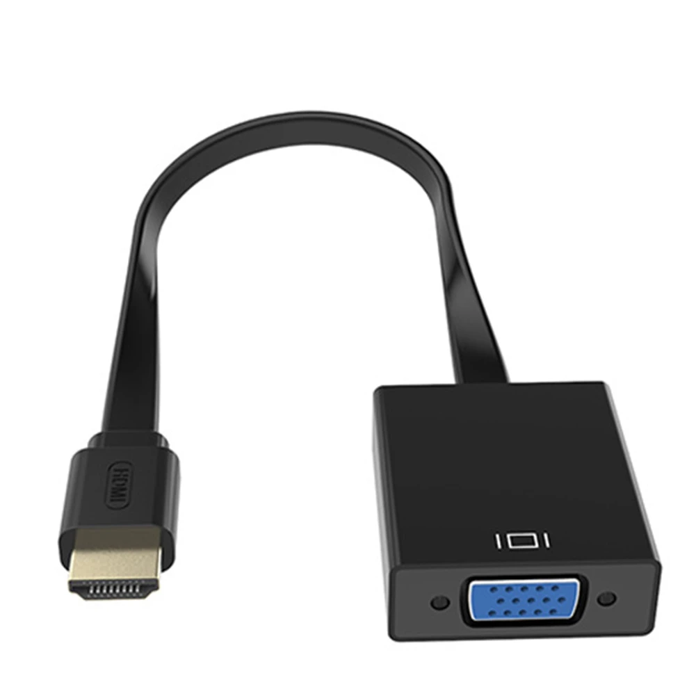 Адаптер hdmi-vga цифро-аналоговый видео аудио кабель конвертера HDMI VGA разъем мужчин и женщин для PS4 ПК ноутбук планшет с ТВ
