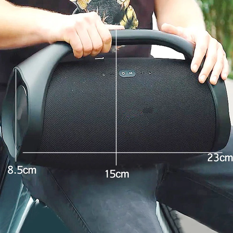 Professional IPX7 Portable Waterproof Outdoor HIFI Column Wireless Bluetooth Speaker Subwoofer Sound Box Support FM Radio TF Mp3