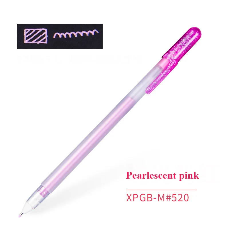 Pearlescent pink Сакура креативный высокий свет ручка для рисования DIY картина Акварельная комикс ручная роспись маркер для выделения ручки для школы поставка XPGB - Цвет: Pearlescent pink