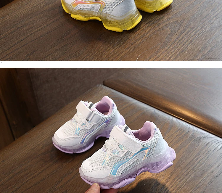 autumn children's glowing sneakers children's shoes girls soft bottom boys breathable children's sneakers