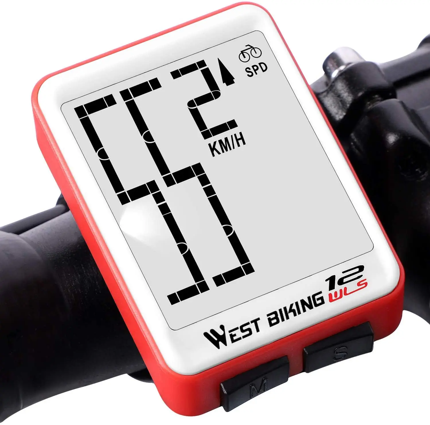 Wireless Bike Computer Bicycle Speedometer Waterproof LCD Stopwatch