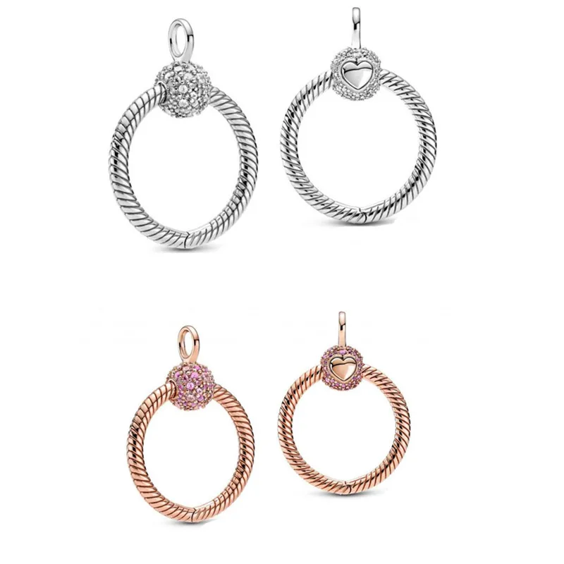 

925 prata esterlina ajuste momentos encantos o pingente caber original pan colar diy charme joias presentes