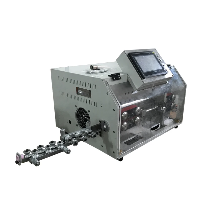  SWT508 YHT2 Automatic Peeling Striping Cutting Machine For Wire Computer Strip Wires 3-10mm Double 