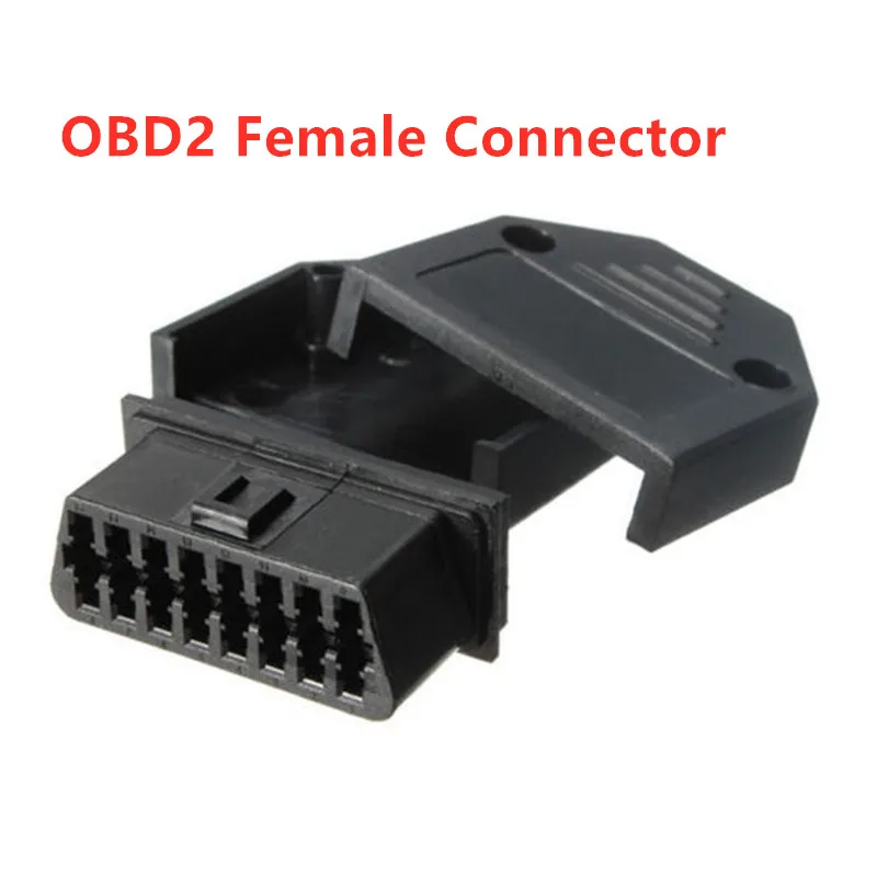 

Female Diagnostic Tool Works Multi-Cars OBD Connector Plug+Shell+Terminal+Screw OBD2 16Pin Connector 16Pin Shell