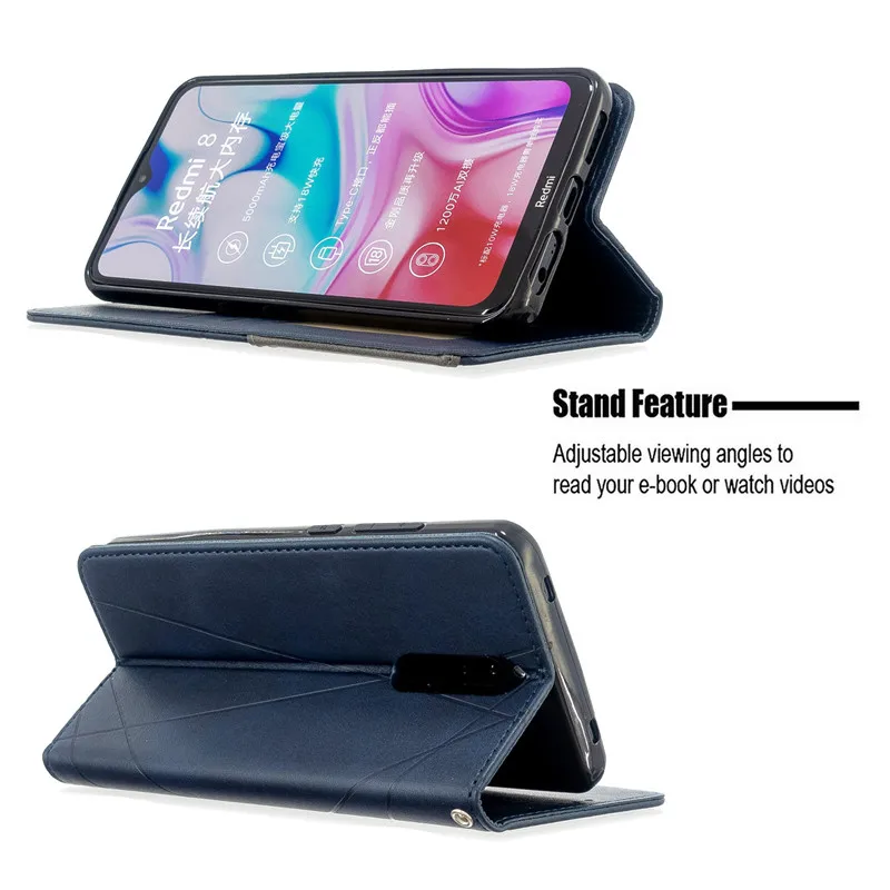 For Funda Xiaomi Redmi 8 Case On For Xaomi Redmi 8A 8 A Coque Magnetic Wallet Leather Flip Phone Cover Redmi8 Redmi8A Stand Capa 3