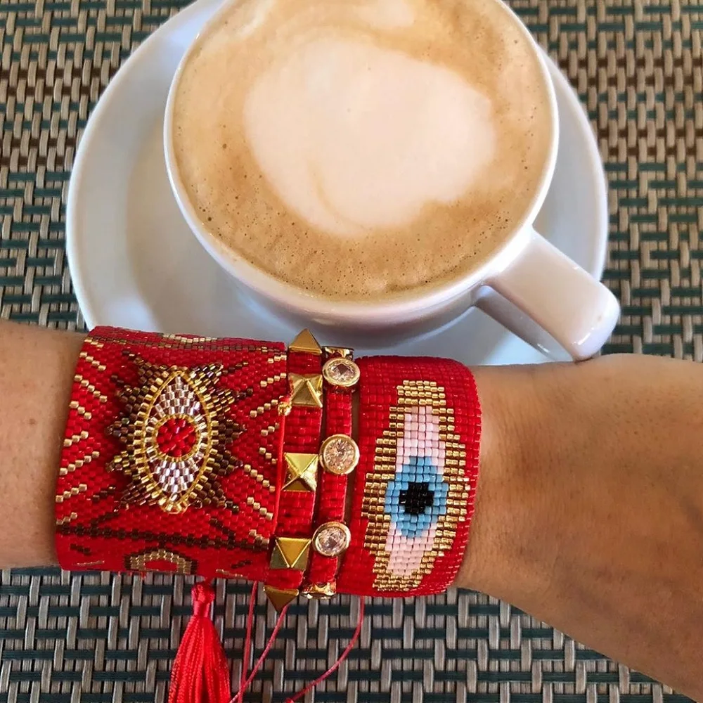 Go2boho мексиканский браслет для женщин Pulseras Mujer Moda 2020 Миюки ювелирные изделия