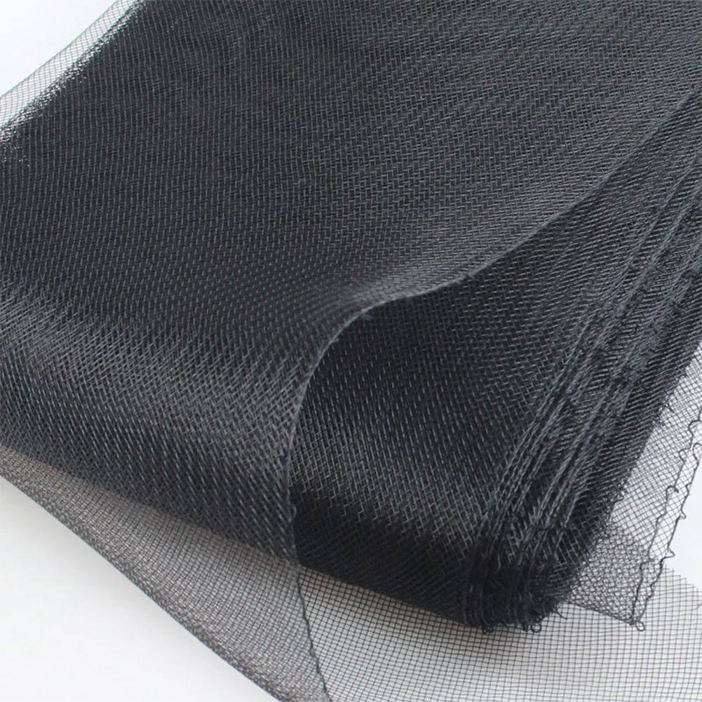 50 ярдов/рулон плоский жесткий равнина для шитья платьев DIY склеивание сетки оплетка жесткие Швейные аксессуары для рукоделия ткань полиэстер эластичная