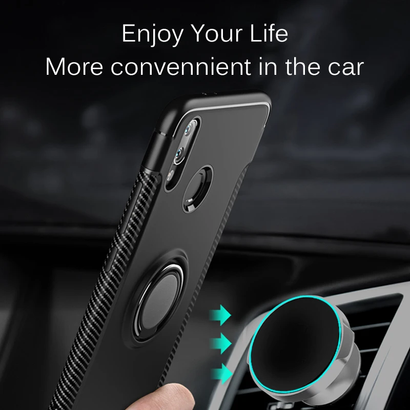 Роскошный силиконовый автомобильный держатель Magentic чехол для Xaiomi Redmi 7a Note 7 4 5 6 Pro 4X чехол для Redmi 6 6a 7 чехлы для телефонов