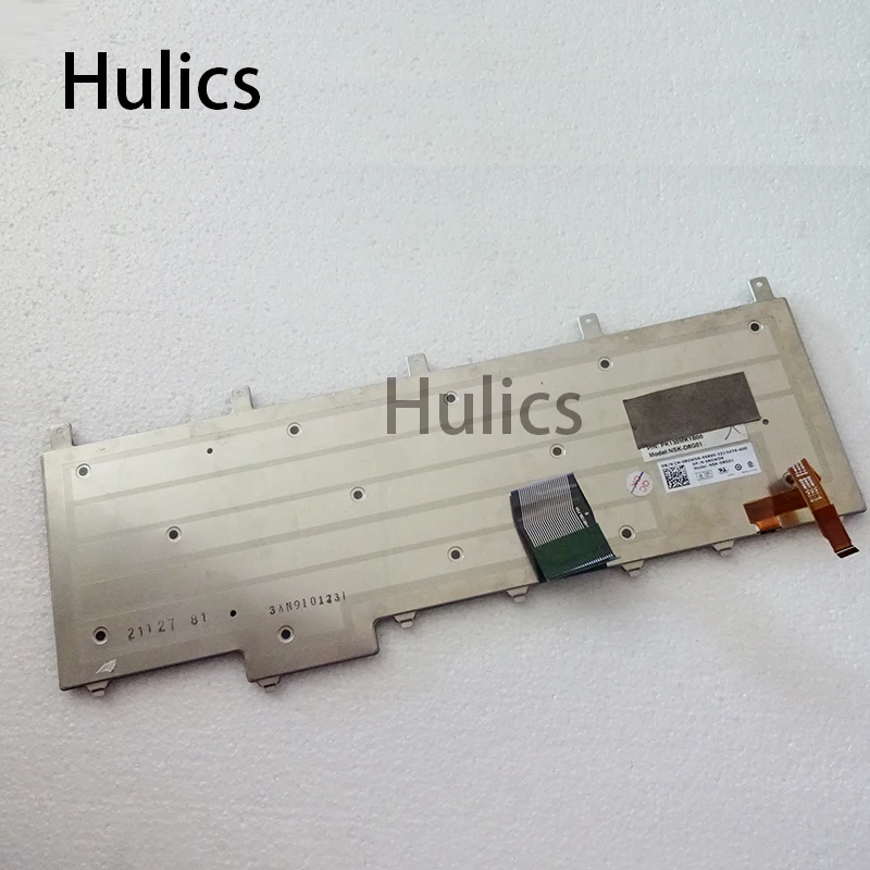Hulics Origina DP/N: 08GWD6 para Для Dell Alienware M17X M18X R2 R3 Con Teclado retroiluminado 08GWD6 PK130MK1B00 NSK-D8G01