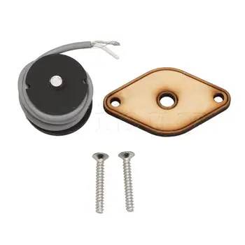 

Yibuy Guitar Pickup for 1-String Cigar Box Guitar & Banjo with Screws Black