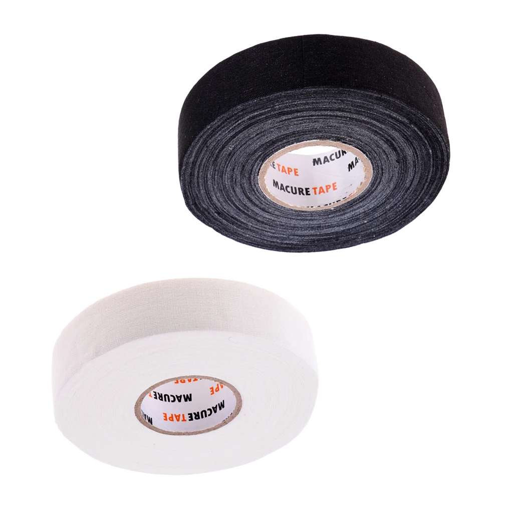 2 Roll Premium Cloth Hockey / Lacrosse Stick Tape Roll, 1 Inch X 25 Yards