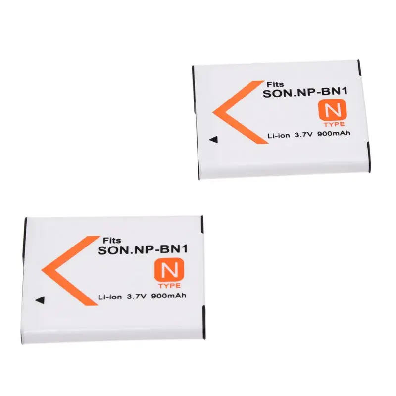 2 хкамера Батарея для sony NP-BN1 NPBN1 DSC-TX7 W310 W330 W350 DSC-T99