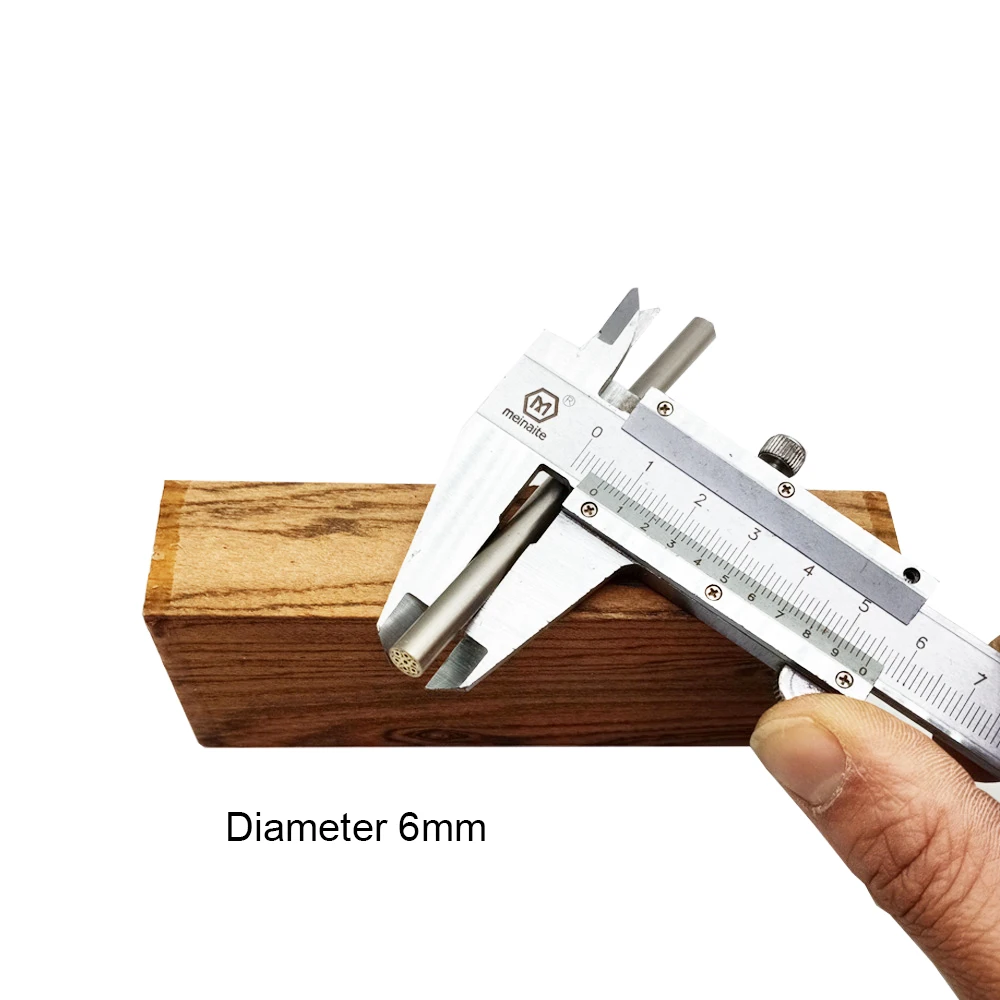 Handmade 6mm Dia. Mosaic Pin Rivet Steel Brass Tube Tool Knife Making Decoration Material 130mm