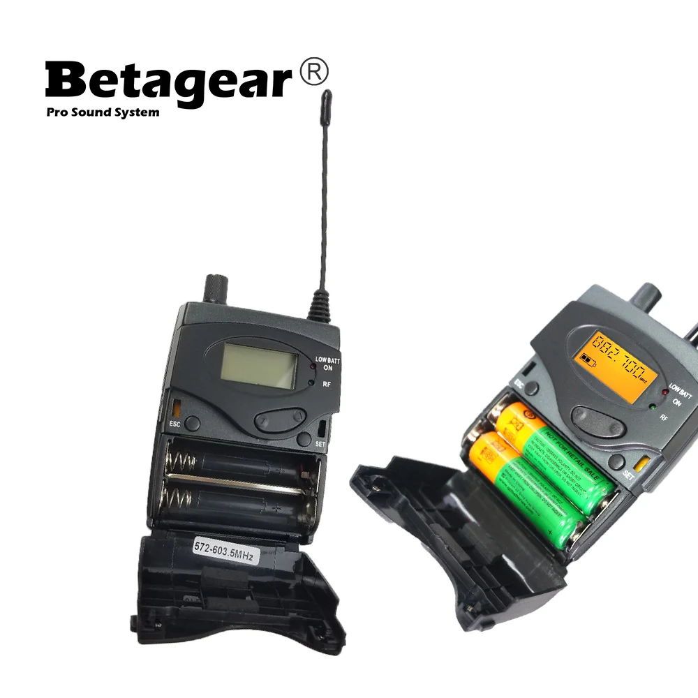 Bodypack com Fone de Ouvido para In-ear Sistema sem Fio Betagear Receptor Monitor Estéreo Estágio Profissional Sr2050 1 - Image 4