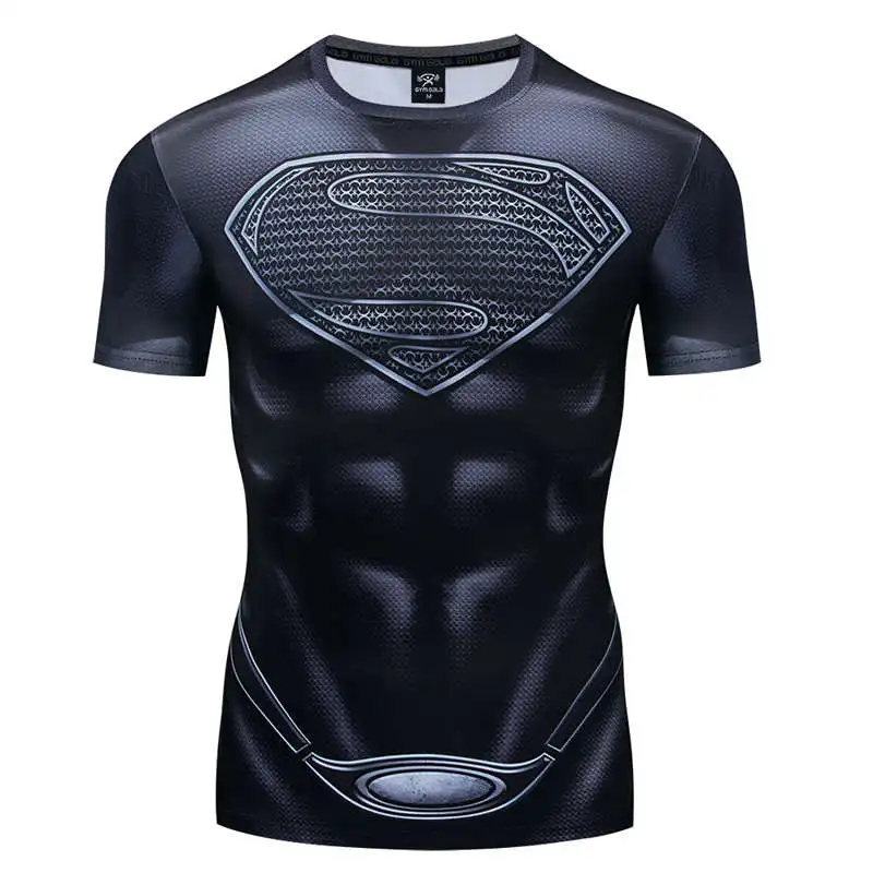 Новые компрессионные рубашки X-men WOLVERINE футболки с 3D-принтом Мужчины Фитнес Футболка с рукавами Cospaly Костюм тройники топы - Цвет: DT013