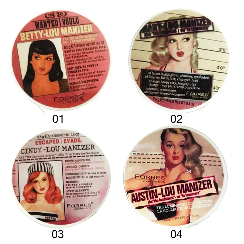 4 Style ace Matte Powder Illuminated Blush Trimming Facial Makeup New Retro Single Color Blush&ampHighlighter Palette F Hot | Красота и