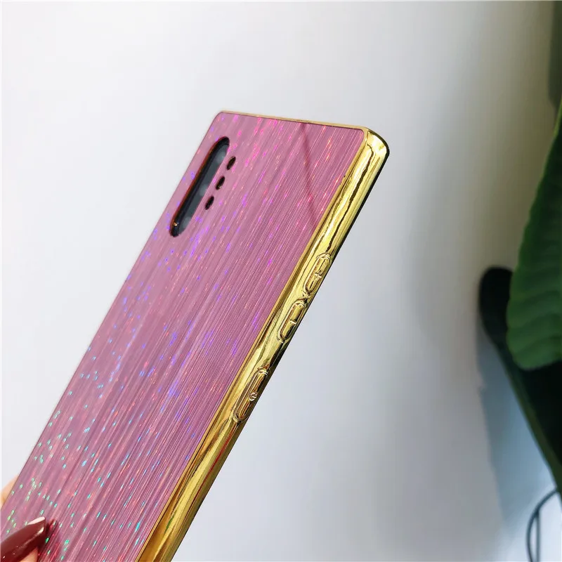 DCHZIUAN лазерное Зеркало чехол для samsung Galaxy Note 10 плюс 9 8 S10 S9 S8 плюс A70 A50 чехол для телефона Блестящий сверкающий Мягкий чехол Чехол