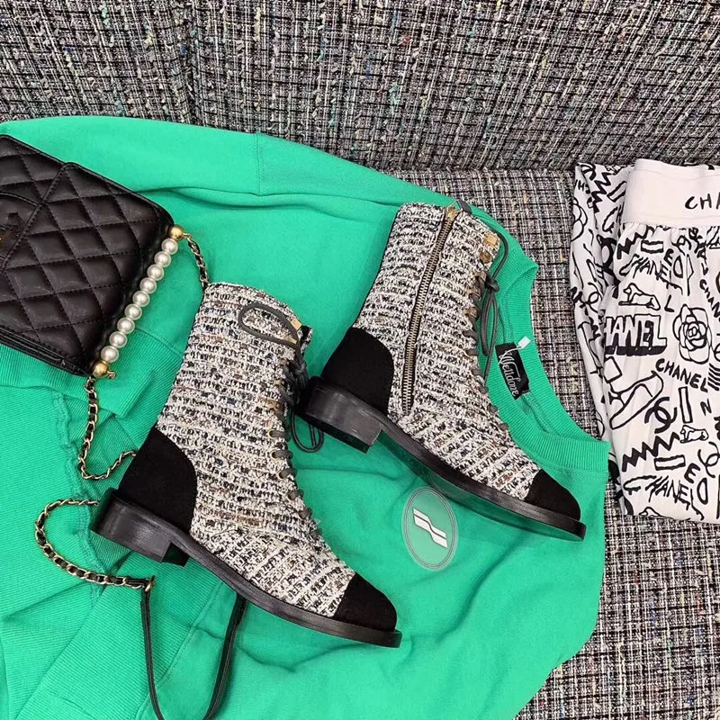 

2019 New Buckle Winter Motorcycle Boots Women British Style Ankle Boots Gothic Punk Low Heel ankle Boot Women Shoes