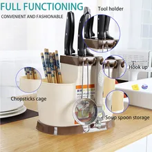 Многофункциональный органайзер, хранилище, сумочка, емкость для палочек для еды сливная раковина держатель Подставка для кухонных ножей держатель для ножей дома Держатель для палочек